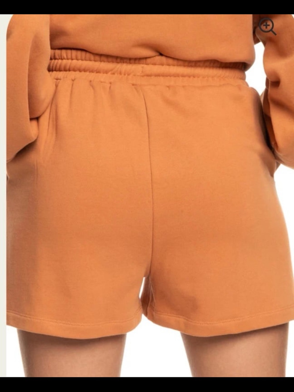 Roxy sweatshirt material shorts. Size medium - Picture 2 of 5